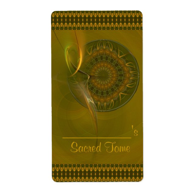 Etiqueta Tialtiu Harvest Goddess Abstract Art (Frente)