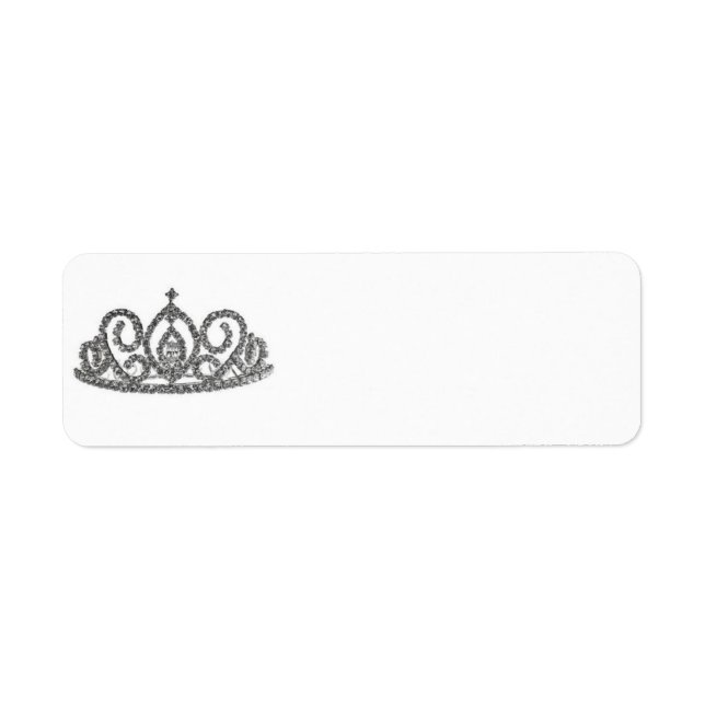 Etiqueta Tiara de novia casera (Frente)