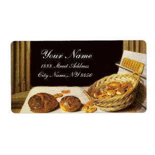 ETIQUETA TIENDA DE PAN ANTIQUE BAKER BAKERY