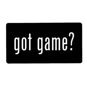 Etiqueta ¿tiene juego?