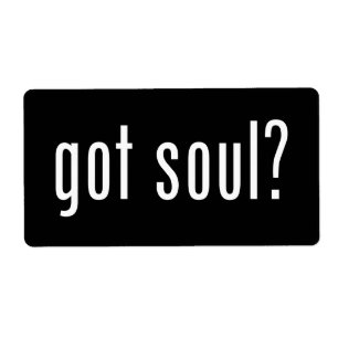 Etiqueta ¿tienes alma?