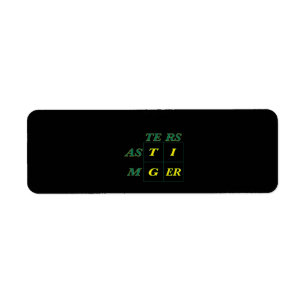 Etiqueta Tiger Goat Woods Masters