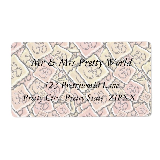 Etiqueta Tile De Esmalte (Aum) (Frente)