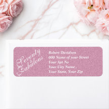 Tipografía de cumpleaños 70 elegante rosa con bril