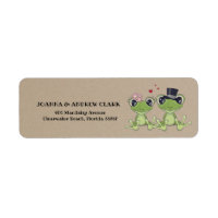 ©Toadally in Love Frog Couple Rustic Boda 