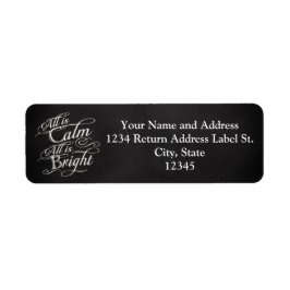 Etiqueta Todo es calma, todo es Navidades brillantes del ta