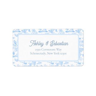 Etiqueta Toile Preppy Jungle Chinoiserie