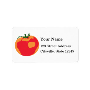Etiqueta Tomate rojo grande