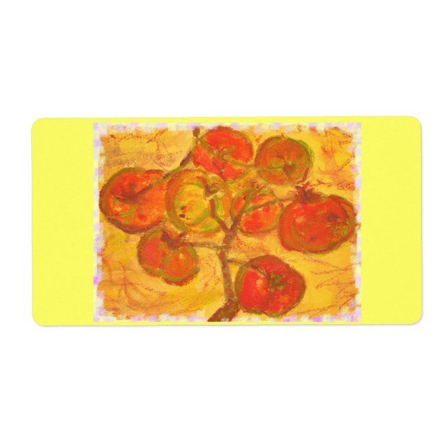 Etiqueta tomates de cosecha propia (Frente)