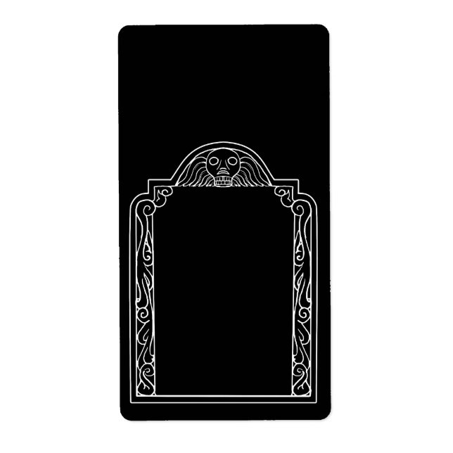 Etiqueta Tombstone (Frente)