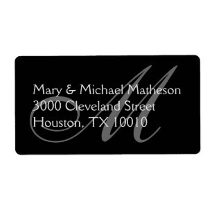 Etiqueta Tono en monograma tono