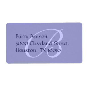 Etiqueta Tono en monograma tono