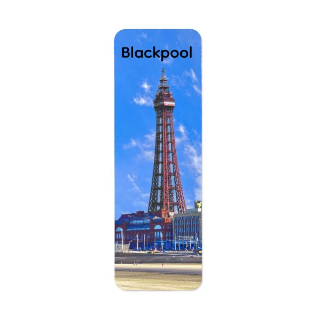 Etiqueta Torre Blackpool (Frente)
