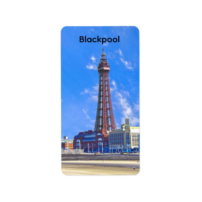 Etiqueta Torre Blackpool (Frente)