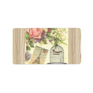 Etiqueta Torre Eiffel de París