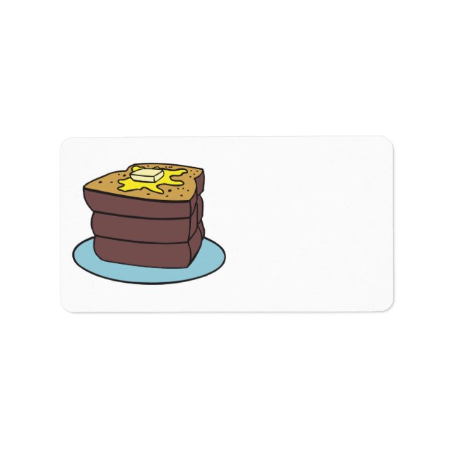 Etiqueta tostada francesa (Frente)