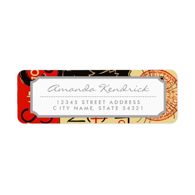 Etiqueta Tournée du Chat Noir Art Nouveau (Frente)