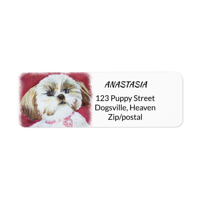 ETIQUETA TOY SHIH TZU MIX (Frente)