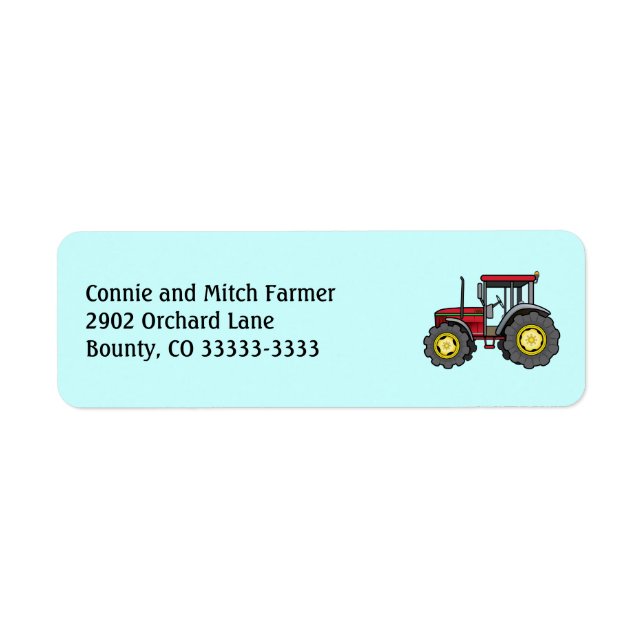 Etiqueta Tractor (Frente)