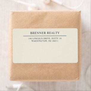 Etiqueta Traditional Elegant Navy Blue Ivory Shipping