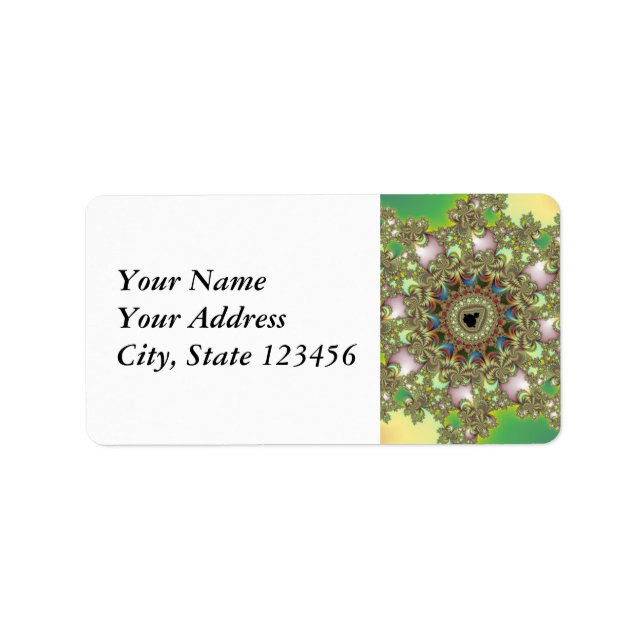 Etiqueta Tránsito - Fractal (Frente)