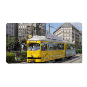 Etiqueta Tranvía de Viena