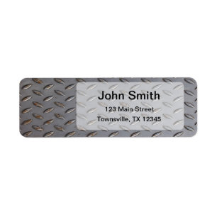 Etiqueta Tread Plate