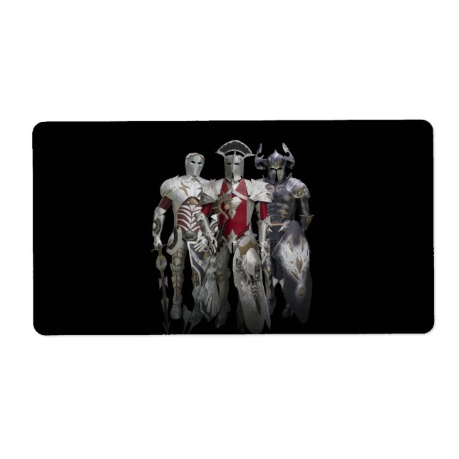 Etiqueta Tres caballeros (Frente)