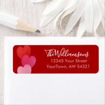 Tres Corazones en Rojo San Valentín o Galentines