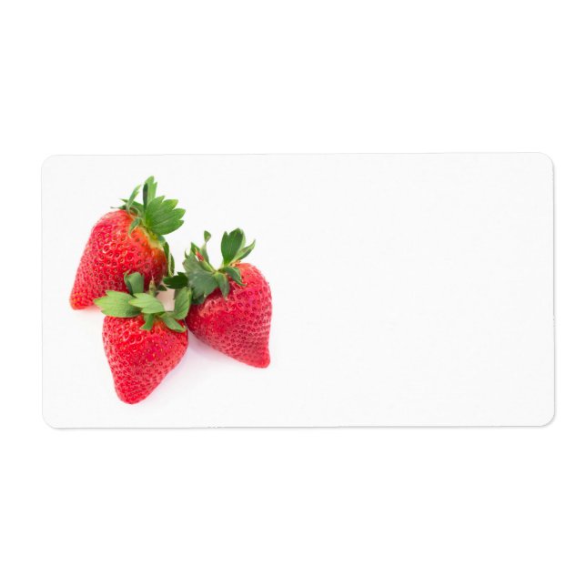 Etiqueta Tres fresas (Frente)