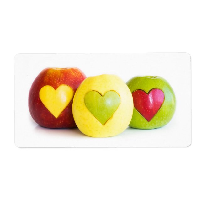 Etiqueta Tres manzanas (Frente)