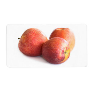 Etiqueta Tres manzanas rojas