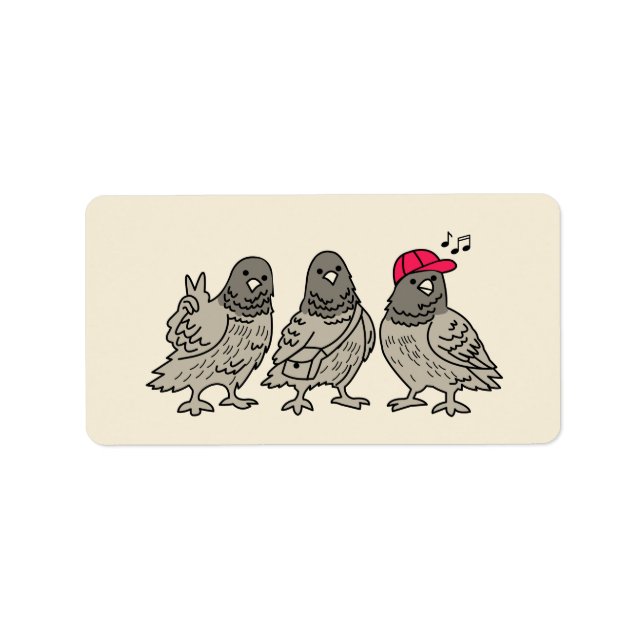 Etiqueta Tres mejores amigos (Frente)