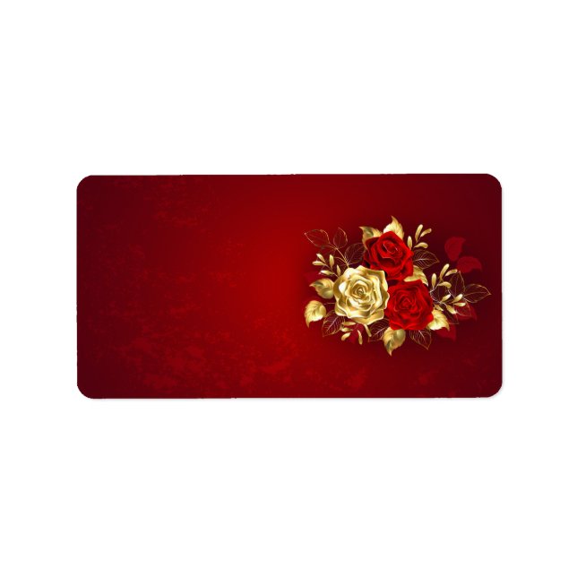 Etiqueta Tres Rosas Joyas (Frente)