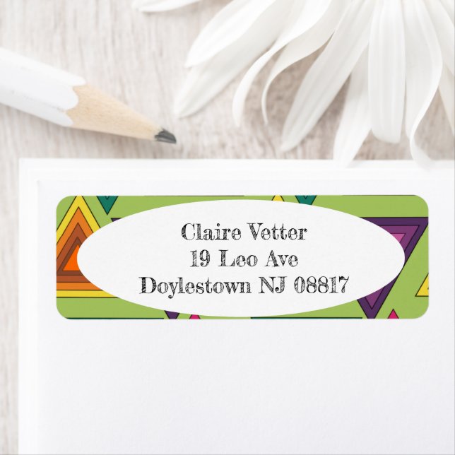 Etiqueta Triángulos de los años 1970 (In situ)