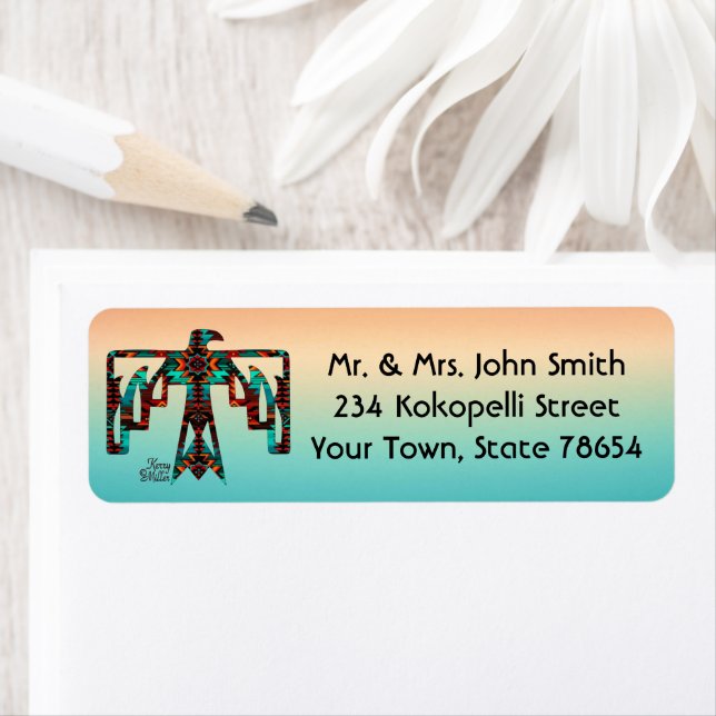 Etiqueta Tribal Thunderbird (In situ)