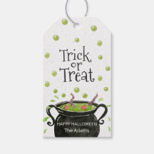 Etiqueta Trick or tratar Halloween