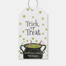 Etiqueta Trick or tratar Halloween