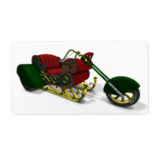 Etiqueta Trike de Santa Claus
