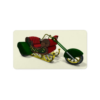 Etiqueta Trike de Santa Claus