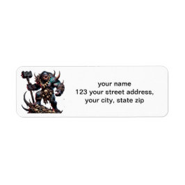 Etiqueta Troll with Mace