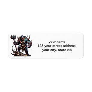 Etiqueta Troll with Mace