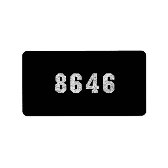 Etiqueta Trump republicano 86 48 (Frente)