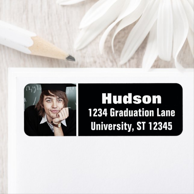 Etiqueta Tu Foto Aquí Graduación Personalizada (In situ)