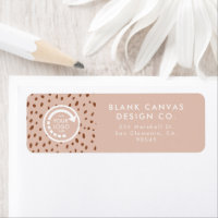 TU PROPIO LOGO Beige & Boho Brown Dots