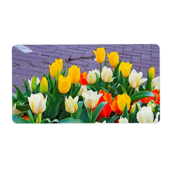 Etiqueta Tulipán (Frente)