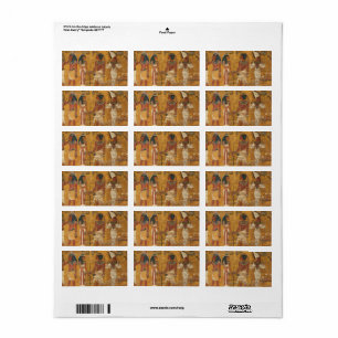 Etiqueta Tumba Tutankhamun, muralla norte