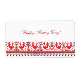 ETIQUETA TURKEY DAY FOLKLORE