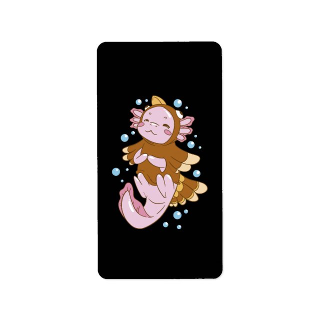 Etiqueta Turquía disfraza la diversión de Axolotl (Frente)