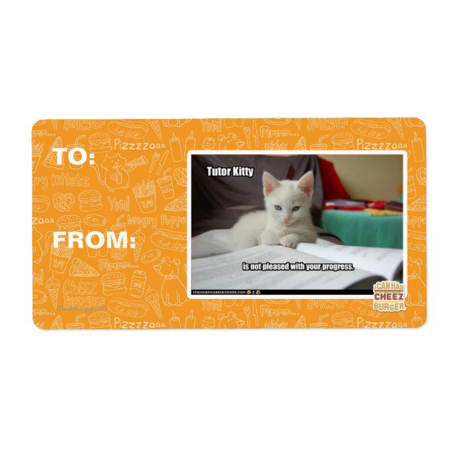 Etiqueta Tutor Kitty (Frente)